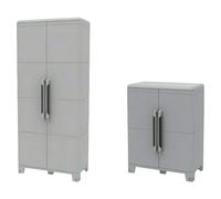 Transforming Armario multiusos de plástico Modular 4 + Modular 2 (2 piezas)