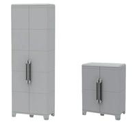 Transforming Armario multiusos de plástico Modular 5 + Modular 2 (2 piezas)