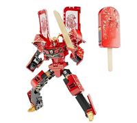 Transforming Ice Cream Robot - 120g Early Learning Brain Blocks Toy | Educational Shape-Shifting Action Figure For Kids & Collectors, Creative Role Playing Party Favor For Boys Girls Birthday