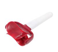 TRANSGEE 2 Piezas Molde para Ravioles y Empanadas Rodillo Portátil Rojo | Plástico, Mango Ergonómico y Gancho Trasero, para Jiaozi y Masa de Pizza en Cocina Doméstica