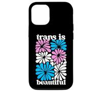 Transgender Floral Retro Flowers Trans Pride Colors Boho Carcasa para iPhone 12/12 Pro