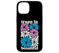 Transgender Floral Retro Flowers Trans Pride Colors Boho Carcasa para iPhone 14