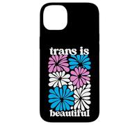 Transgender Floral Retro Flowers Trans Pride Colors Boho Carcasa para iPhone 14 Plus