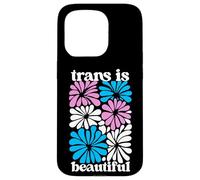 Transgender Floral Retro Flowers Trans Pride Colors Boho Carcasa para iPhone 15 Pro