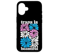 Transgender Floral Retro Flowers Trans Pride Colors Boho Carcasa para iPhone 16