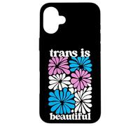 Transgender Floral Retro Flowers Trans Pride Colors Boho Carcasa para iPhone 16 Plus