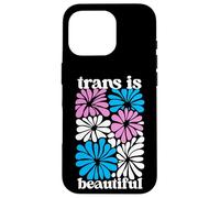 Transgender Floral Retro Flowers Trans Pride Colors Boho Carcasa para iPhone 16 Pro