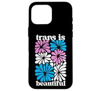 Transgender Floral Retro Flowers Trans Pride Colors Boho Carcasa para iPhone 16 Pro MAX