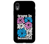 Transgender Floral Retro Flowers Trans Pride Colors Boho Carcasa para iPhone XR