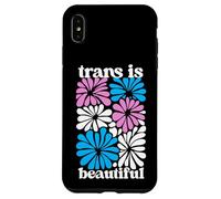 Transgender Floral Retro Flowers Trans Pride Colors Boho Carcasa para iPhone XS MAX