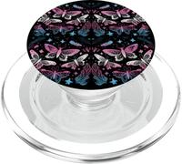 Transgender Monarch Butterfly Trans Pride Colors Celestial PopSockets PopGrip para MagSafe