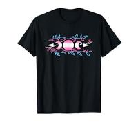 Transgender Moons Wiccan Pagan Trans Pride Flag Boho Witchy Camiseta