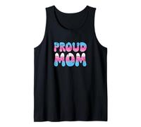 Transgender Mothers Day Proud Mom Trans Pride Flag Retro Camiseta sin Mangas
