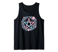 Transgender Pentagram Wiccan Pagan Trans Pride Flag Boho Camiseta sin Mangas