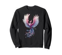 Transgender Phoenix Bird Trans Pride Flag Rising From Ashes Sudadera