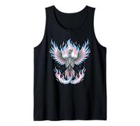 Transgender Phoenix Halloween Trans Flag Rising from Ashes Camiseta sin Mangas