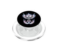 Transgender Phoenix Halloween Trans Flag Rising from Ashes PopSockets PopGrip para MagSafe