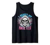 Transgénero Esqueleto Trans Rechazo Carne Mortal Mes del Camiseta sin Mangas