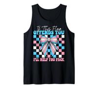 Transgénero Trans Esta bandera te ofende, te ayudaré a empacar Camiseta sin Mangas
