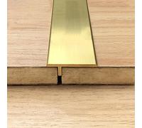 Transición para Suelos Tiras de Transición para Pisos En Forma de T, Tira de Borde de Latón para Umbrales, Tira de Remate de Junta para Pisos de Madera, Reductor de Rampa de Latón Resistente (Size :