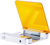 Transiluminador de luz azul for equipos de laboratorio, cortador de gel de luz azul de 470 nm, con filtro ámbar de 5 mm, área de observación de 70 x 160 mm, intensidad LED ajustable.