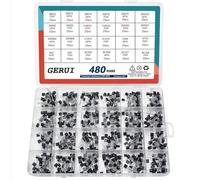 Transistor Assortment Kit 24 Values 480pcs PNP NPN Transistors S9012 S9013 S9017 S9015 S9018 2N2222 S8050 S8550 SS8550 2N5551 2N5551 2 N5401 2N3904 2N3906 C1815 A1015 C945 A733 A42 A92 BC547 BC548