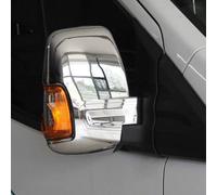 TRANSIT MK8 - Cubiertas para espejo retrovisor (2 unidades, acero inoxidable y cromado)