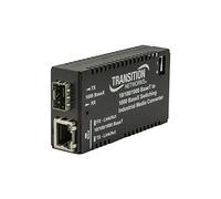 Transition Networks M/GE-ISW-SFP-01 Negro convertidor de medio - Convertidor de red (IEEE 802.3,IEEE 802.3u,IEEE 802.3x,IEEE 802.3z, 10,100,1000 Mbit/s, 10BASE-T,100BASE-T,1000BASE-T, 1000Base-X, Completo, SFP)