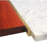 Transition Strips for Laminate Flooring/Vinyl Planks/Carpet, Threshold Strip Brass Wood to Tile Gap Covering, Doorways Edging Trim Bar for Home Decor(W5mmxH5mm (0.2"x 0.2"))