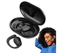 Translation Earbuds, Open-Ear Headphones, AI Translating Ear Buds, Wireless Real-Time Language Translator, Play Music for Travel, Business, 144 Languages, Smart Translator Earbuds for Multilingual