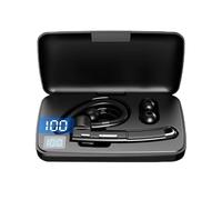 Translation Earbuds, Translator earphone, High Precision Wireless Headphones with Noise Reduction, Translating earpiece for Business, Travel, Learning, Meeting, School, Color Black