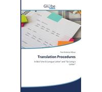 Translation Procedures: In Ba's''Une Si Longue Lettre'' and ''So Long a Letter''