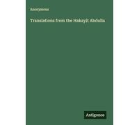 Translations from the Hakayit Abdulla