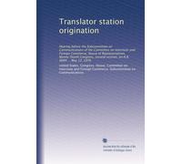 Translator station origination: Hearing before the Subcommittee on Communications of the Committee on Interstate and Foreign Commerce, House of ... second session, on H.R. 9689 ... May 12, 1976