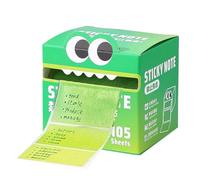 Translucent Memo Pad Roll - Color Highlight Sticky Strips for Organization | PET Material 105 Sheet with Dispenser, See Through Study Planning, Annotation Notes for Notebook Office Classroom