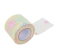 Translucent Organza Ribbon | Multicolor Flower Pattern Present Wrap/Wedding Decor/Party Supplies | Sturdy Gauze Material for Crafts & Hair Bows | 54g Lightweight Webbing (Amarilla)