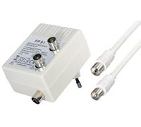 Transmedia FP9IL - Amplificador de señal de antena para 2 televisores (amplificación de 2 x 15 dB, radio de frecuencia de 47-862 MHz) (importado)