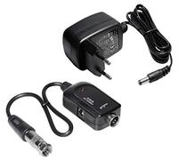 Transmedia FZDVBPL - Juego de montaje de antena DVB-T para receptor sin entrada de 5 V (incluye cargador, conector DC, cable de conexión IEC y adaptador IEC/F)