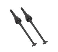 Transmision Cardan Eje Transmisión Delantero Metal CVD Para Coche RC 2 Piezas Para WLtoys 12423 12427 12428 1/12 Piezas Actualización Camión Orugas Recorrido Corto(2Piece black)