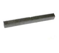 Transmisión cilíndrica Estante de engranajes de acero al carbono, módulo de 0,8, 50mm, 100mm, 150mm, 200mm de longitud, estante de transmisión de engranajes rectos, guía lineal, 1 Uds. Maquinaria de c