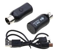 Transmisión de 5 pines adaptador de baja latencia receptor de guitarra transmisor