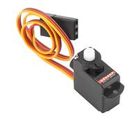 Transmisión de plástico Servo digital de alta precisión, servomotor para helicóptero de 1/24 RC de coche, material ABS, color negro