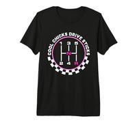 Transmisión Manual de 5 velocidades - Cool Chicks Drive Sticks Funny Camiseta Premium