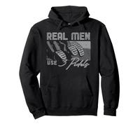 Transmisión Manual Los Hombres Reales Usan Tres Pedales Racing Sudadera con Capucha