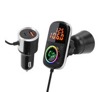 Transmisor Bluetooth 5.3 FM revolucionario, adaptador para coche Syncwire para una conectividad perfecta y una experiencia musical inmersiva, carga