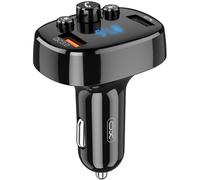Transmisor Bluetooth Auto FM 12/24V - QC 3.0 - 2x USB 18W (Negro) - XO