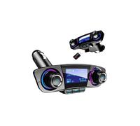 Transmisor Bluetooth para coche: modulador FM, cargador de teléfono, reproductor MP3