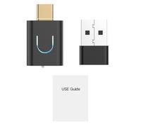 Transmisor de Audio Fijo COMPATIMIENTO 5.4 Tipo-C Wireless estéreo Adaptador de música con Auracast USB C Tipo-C BT 5.4 Adaptador de dongle de Audio del transmisor Fora PC PS 4/5