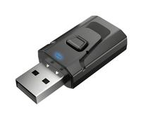Transmisor de audio inalámbrico para TV con enlace dual, último chipset Bluetooth V5.3 que ofrece conexión de baja latencia y salida de sonido