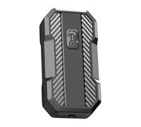 Transmisor de audio inalámbrico, transmisor 2 en 1, adaptador de música inalámbrico para coche, reproducción de música en coche, llamadas manos libres, viajes, auriculares con cable, altavoz estéreo